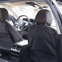 Car Seat Back Protector Kick Mat with Storage Pockets, Waterproof 420D Oxford Cloth or Clear PVC