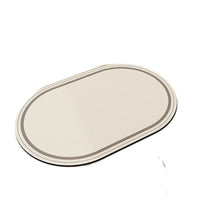 Japanese Style Diatomaceous Earth Bath Mat Quick Dry Non-Slip Absorbent Floor Mat for Bathroom Entryway