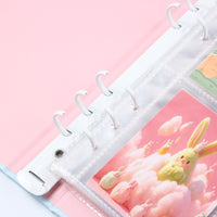 A5 Card Holder Album for Small Cards, 5-inch Bookmarks, 7-inch Hardcover Loose-leaf Card Collection