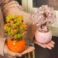 YaPin Building Block Flower Bouquet 3D Puzzle for Adults, Creative DIY Assembly Toy Gift