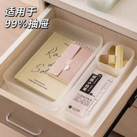 Drawer Organizer Tray for Cosmetics, Cutlery, and Desk Storage - Modular Dividers