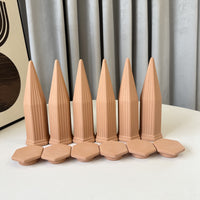 Terracotta Self-Watering Spikes with Lids for Garden Plants