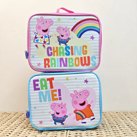 Cartoon Piglet Insulated Lunch Bag for Kids, Thermal Cooler Tote for Bento, Hot or Cold Food