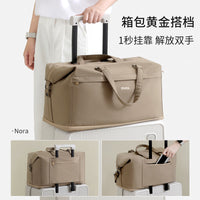 Foldable Large Capacity Travel Duffel Bag with Expansion, Carry-on Luggage, Gym Bag