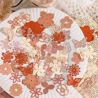Momo Hollow Floral Material Pack Encounter Garden Series DIY Journal Decoration Collage Base Material 6 Styles