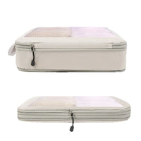 Travel Compression Packing Cubes Set for Clothes, Shoes, and Toiletries