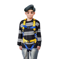 Full Body Quick-Connect Safety Harness for Fall Protection and Rescue
