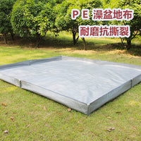 Outdoor PE Ground Sheet for Camping Tent, Waterproof and Moisture-proof Mat