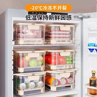 Double-Layer Large Capacity Portable Cooler Box for Fruits, Vegetables, and Drinks - Camping Food Storage Container