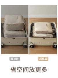 Travel Compression Packing Cubes for Luggage, Clothes Organizer Bags