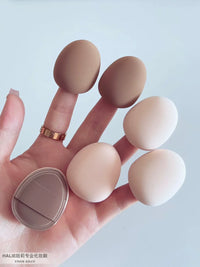 Ultra-Soft Mini Marshmallow Makeup Sponge Set for Blush and Foundation, Wet/Dry Use