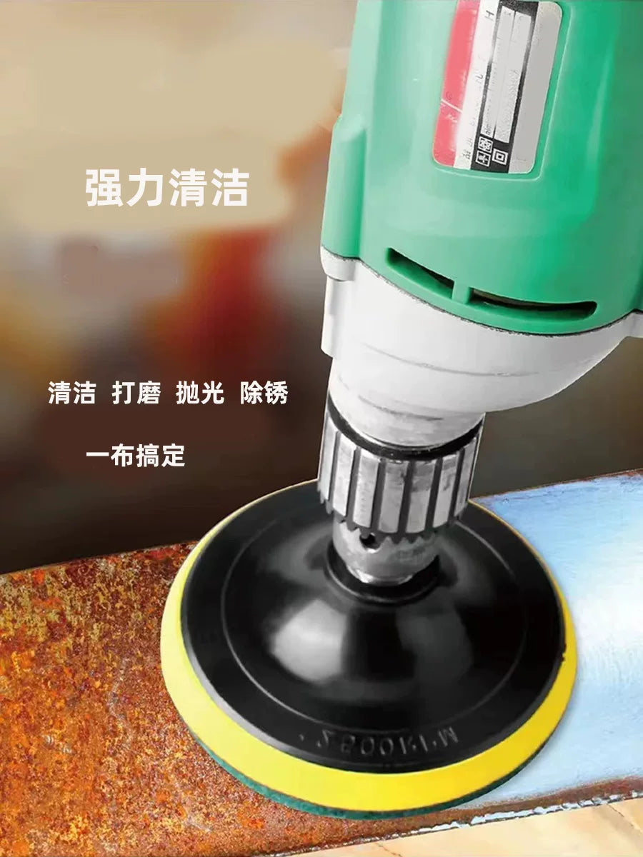 Electric Drill Scrubber Brush Set for Household Cleaning, Tile Wax Removal, Metal Polishing, and Kitchen Degreasing