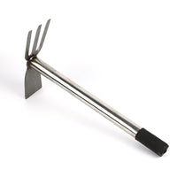 Multifunctional Garden Hoe and Rake Tool for Weeding and Planting