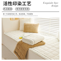 Corduroy Bay Window Cushion Thickened Tatami Mat for Balcony Bedroom