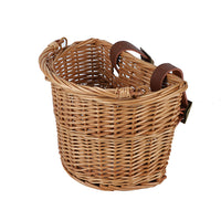 Handwoven Wicker Bicycle Basket for Front Handlebar - Storage for Toys, Snacks, and Essentials