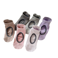 Non-Slip Yoga Pilates Barre Socks for Women, Low Cut Grip Socks for Fitness & Dance