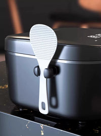 Wall-Mounted Rice Paddle Holder with Silicone Hook for Kitchen