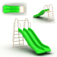 Outdoor Kids Slide and Swing Set with Net for Kindergarten and Playgrounds