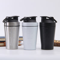 304 Stainless Steel Shaker Bottle, 22oz/650ml, for Gym, Sports, and Car Use