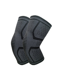 Compression Knee Brace with Pressure Strap for Sports, Running, Cycling, and Fitness