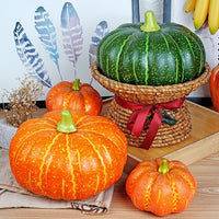 Realistic Artificial Fruit Model for Display, Teaching, and Play - Orange, Apple, Strawberry, Pumpkin