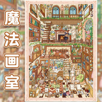 Yanyou 22.0 Series 3D Street Scene Diorama Stickers for DIY Craft and Stress Relief