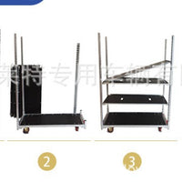 Detachable Rust-Proof Agricultural Garden Cart with Wheels for Flower Transport