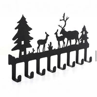 Decorative Wall-Mounted Coat Hooks with Strong Bearing Capacity, No-Drill Installation