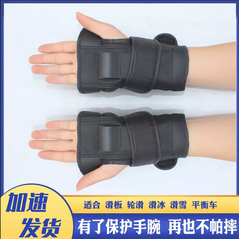 Adult Kids Skateboard Protective Gear Set for Roller Skating Skiing Cycling - Wrist Guards, Elbow Pads, Knee Pads