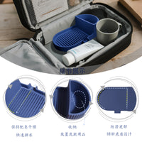Silicone Soap Dish with Drainage for Bathroom and Travel