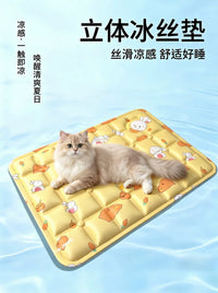 Pet Cooling Mat for Cats and Dogs, Summer Sleep Pad, Ice Nest, Cooling Artifact, Kennel Mat
