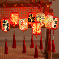 LED Lantern Hanging Ornaments for Chinese New Year and Festive Decor