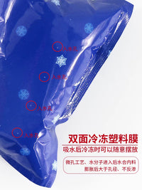 Self-Absorbing Ice Pack for Express Delivery, Reusable Perforated Cold Chain Transport