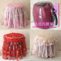 Lace Embroidered Air Fryer Cover Dustproof Multi-use Appliance Protector