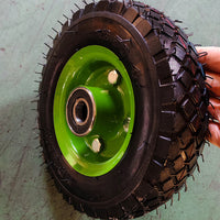 Inflatable Rubber Wheel for Hand Trucks and Carts - 8-inch and 10-inch Options