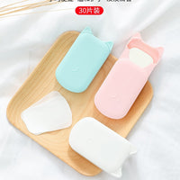Portable Disposable Soap Sheets for Travel and Handwashing, Boxed