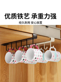 Over-the-Door 6-Hook Organizer for Hats, Bags, and Coats - No-Drill Wardrobe Storage Rack