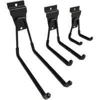 Garage Storage Hooks Tool Slot Board Hooks Multi-functional Hardware Tool Wall Mount Rack Double Wire Warehouse Balcony Hooks