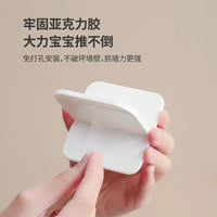 No-Drill Anti-Tip Furniture Straps for Cabinets, Shoe Racks, Wardrobes - Child Safety Wall Anchor