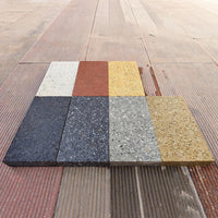 Permeable Stone-Look PC Pavers for Sidewalks and Plazas, Sesame Grey Flamed Finish Concrete Sintered Brick