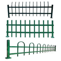 Zinc Steel Garden Lawn Fence PVC Flower Bed Barrier Outdoor Municipal Greenbelt Railing