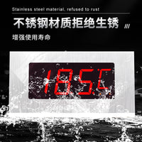 Digital Pool and Spa Thermometer with Waterproof Probe for Bathtubs, Swimming Pools, and Saunas