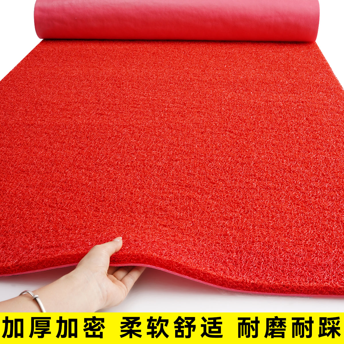 Non-Slip Loop Pile Entrance Mat for Commercial & Residential Use, Outdoor Welcome Doormat