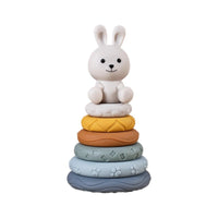 Baby Sensory Stacking Toys - Soft Rubber Blocks, Rainbow Tower, and Textured Balls for Early Education