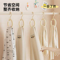Multi-functional Rotating Scarf and Tie Hanger for Wardrobe and Retail Display