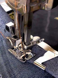 Hemmer Foot for Household Electric Sewing Machines, Wide Rolled Hem Presser Foot for Sheets