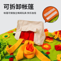 Pet Snuffle Mat for Dogs and Cats - Interactive Foraging Toy for Mental Stimulation and Slow Feeding