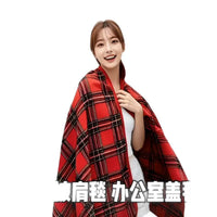 Wearable Fleece Blanket with Buckle for Office and Home