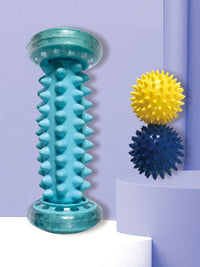 Yoga Foot Massage Roller Set for Plantar Fasciitis Relief and Muscle Recovery