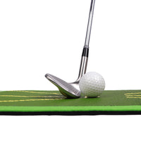 Golf Hitting Mat with Swing Trajectory Display for Indoor Practice